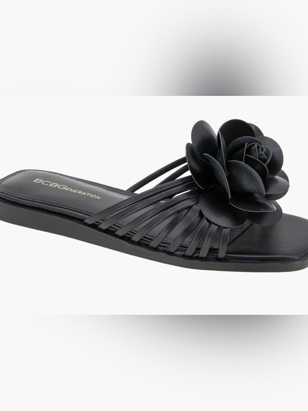 BCBGeneration Floral Slide-Sandal. Ladies 7